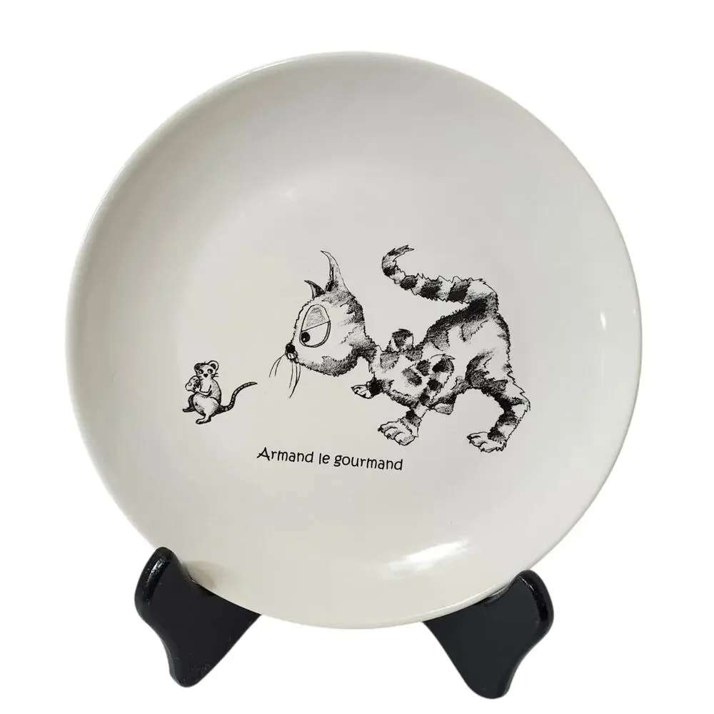 Vtg Armand le gourmand & Henri l endormi Cats of Paris By Kiss That Frog